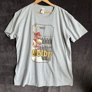 Gildan‎ St Louis Cardinals Paul Goldschmidt Baseball Graphic T Shirt Size XL